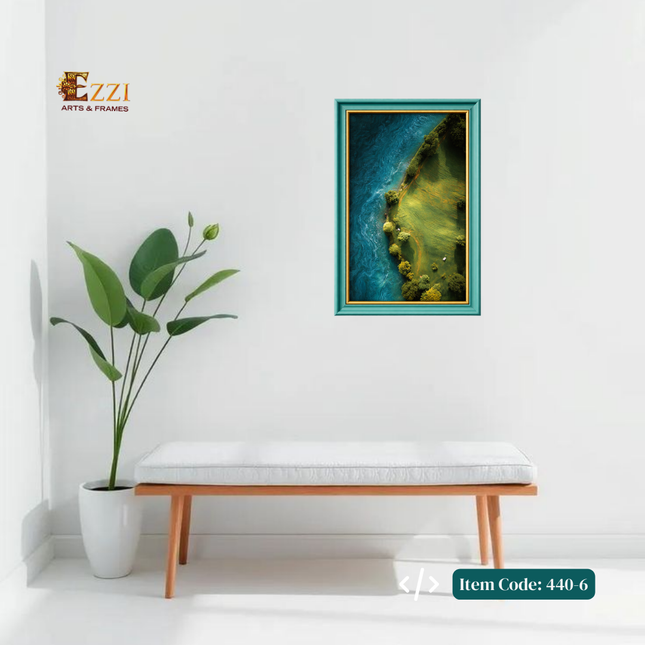 Coastal Harmony – Scenic Landscape Framed Art Print