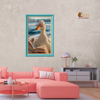 Beach Reader Duck – Fun Nature Framed Art Print