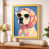 Fashion Pup – Illustrated Framed Art Print