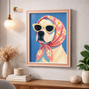 Fashion Pup – Illustrated Framed Art Print