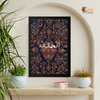 Alhamdulillah Persian Pattern Framed Art Print