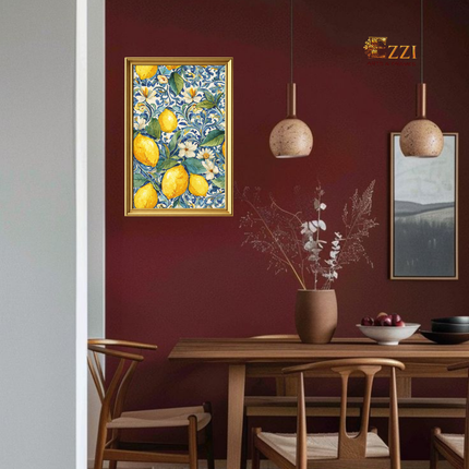 Lemon Bloom – Botanical Framed Art Print