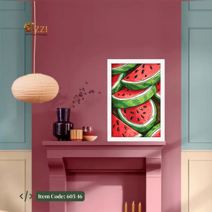 Fresh Watermelon – Framed Art Print
