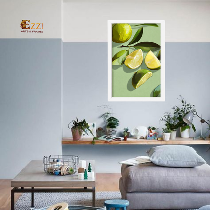Lime Fresh – Botanical Framed Art Print