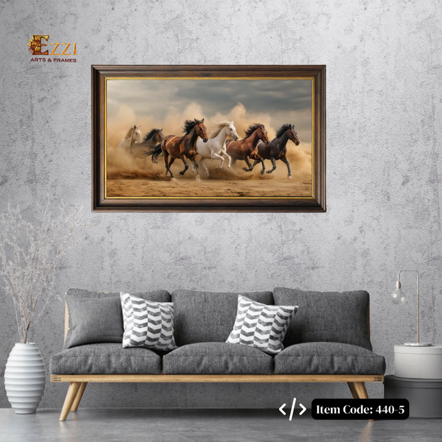 Wild Spirit – Running Horses Framed Art Print