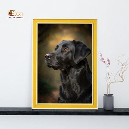 Loyal Companion – Dog Portrait Framed Art Print