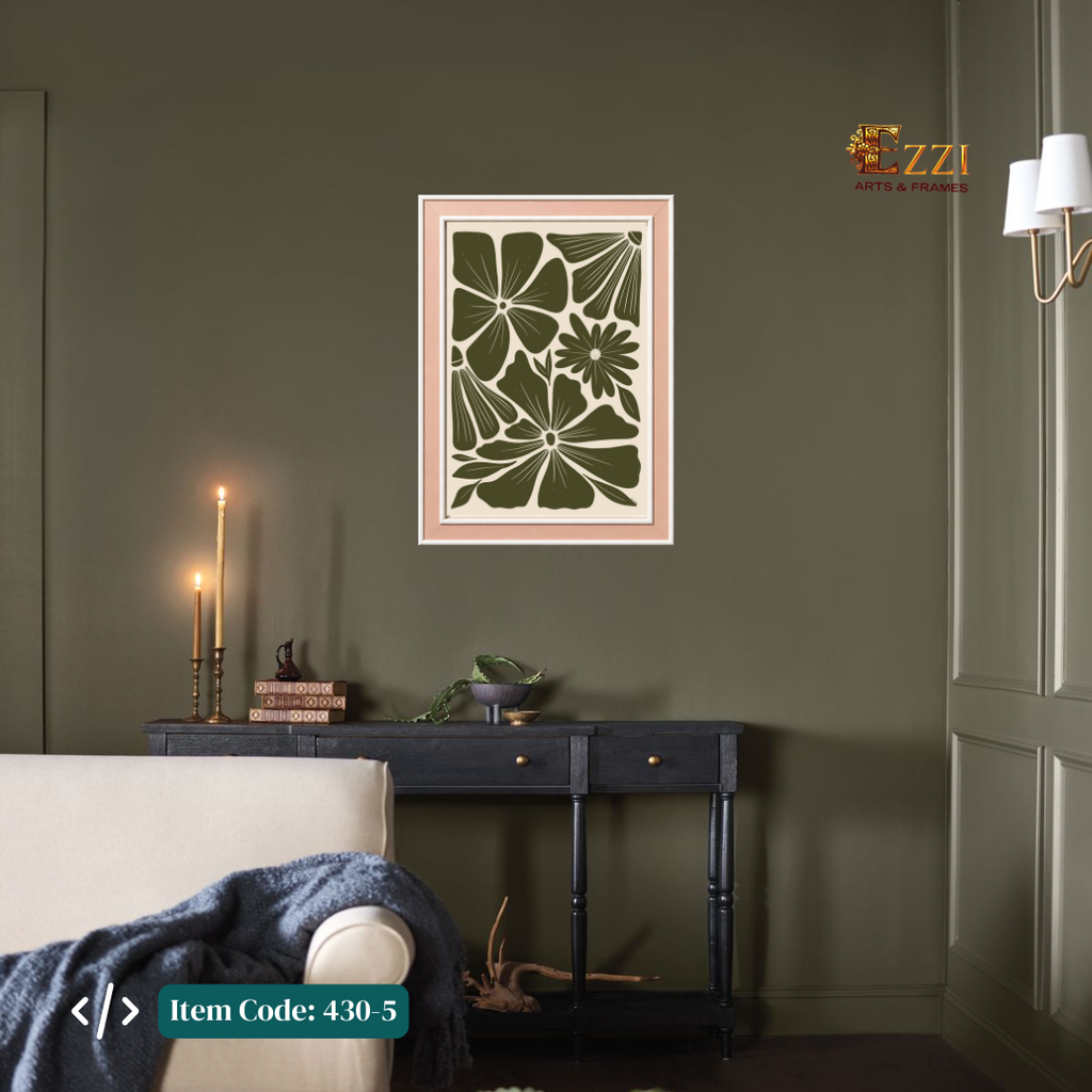 Verdant Bloom – Botanical Framed Art Print