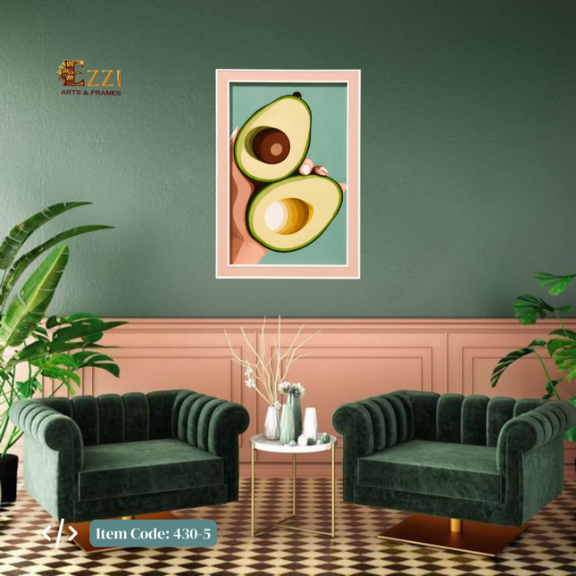 Avocado Delight – Botanical Framed Art Print