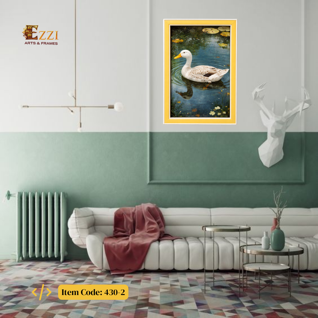 Serene Duck – Nature Framed Art Print