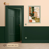 Sunlit Botanical Harmony – Abstract Framed Art Print