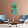 Vibrant Street View – Framed Art Print