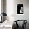 Shadow Lines – Abstract Framed Art Print