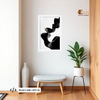Shadow Lines – Abstract Framed Art Print