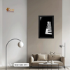 Shadow Lines – Abstract Framed Art Print