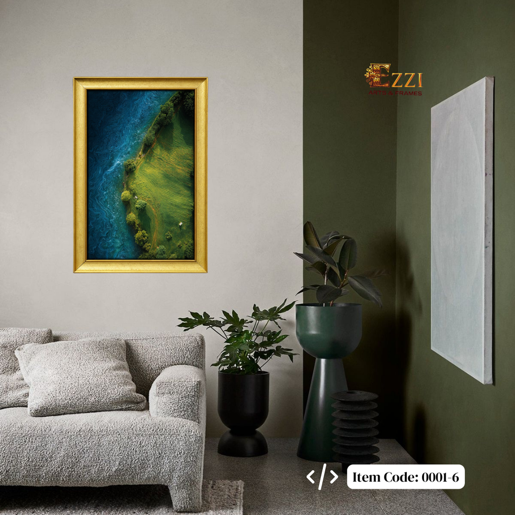 Coastal Harmony – Scenic Landscape Framed Art Print