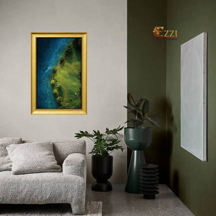 Coastal Harmony – Scenic Landscape Framed Art Print