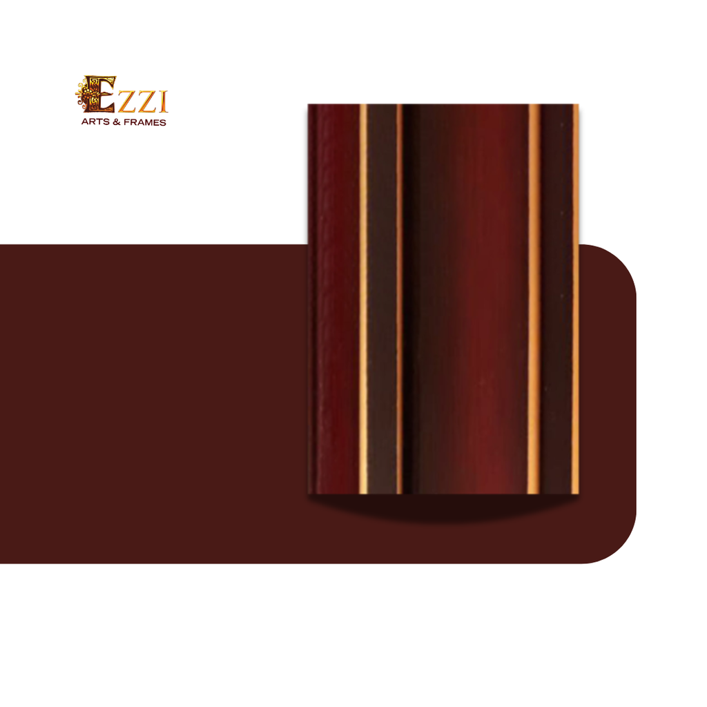 Nexis Maroon Gold Moulding
