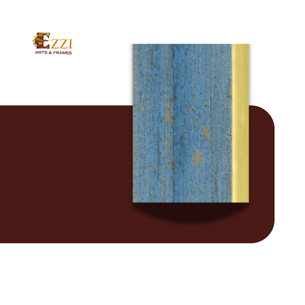 Modern Blue Moulding