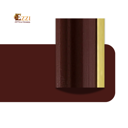 Modern Chocolate Gold Moulding