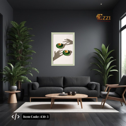 Minimal Brew – Modern Framed Art Print