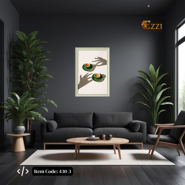 Minimal Brew – Modern Framed Art Print